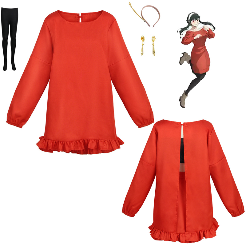 Spy Family Outfit - Yor Forger Daily Cosplay Kostuum Anime