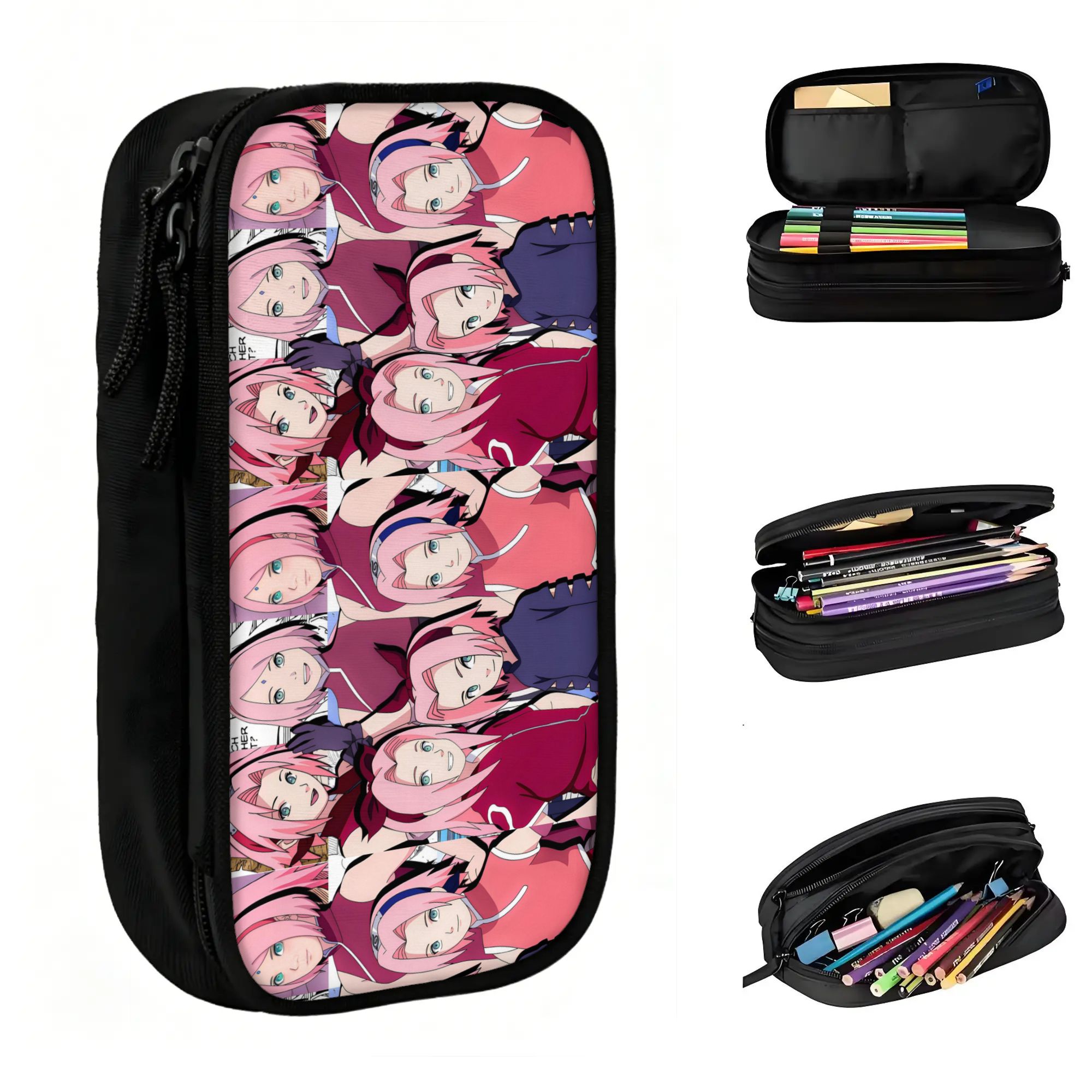 Anime Cosplay Korean Girl - Aangepaste Anime S-Sakuraes H-Harunoes Koreaanse etuis