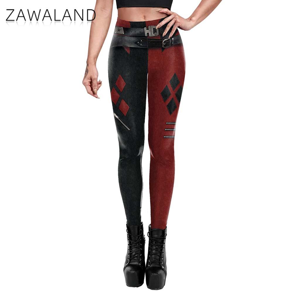 Anime Harley Quinn Cosplay - ZAWALAND legging voor dames cosplay Harley