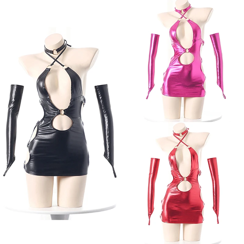 Anime Cosplay Outfit Girl - Anime Strakke Leren Jurk Idool Meisjesgroep