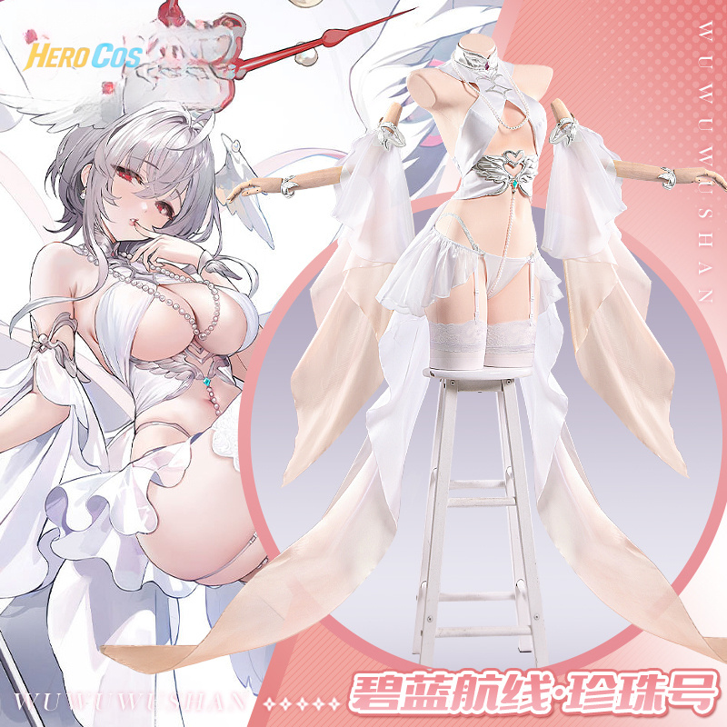 Anime Cosplay Girl - Azur Lane USS Parel Cosplay Kostuum