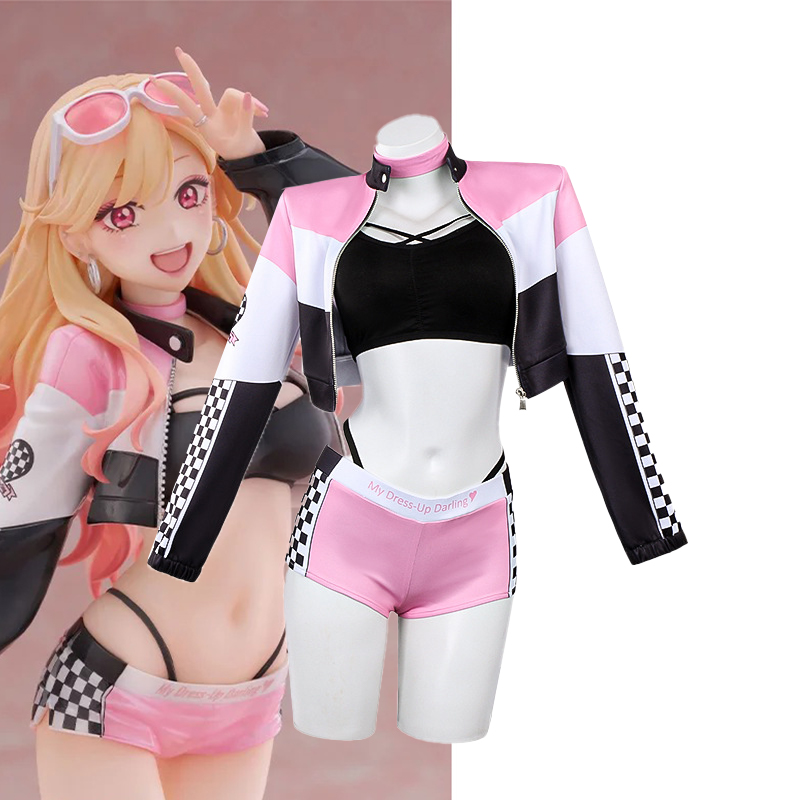 Kitagawa Anime Cosplay - My Dress-Up Darling Marin Kitagawa Racing