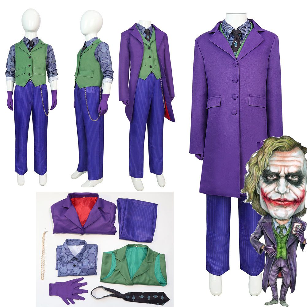 Anime Harley Quinn Cosplay - Kinderen Heath Cos Ledger Dark Knight