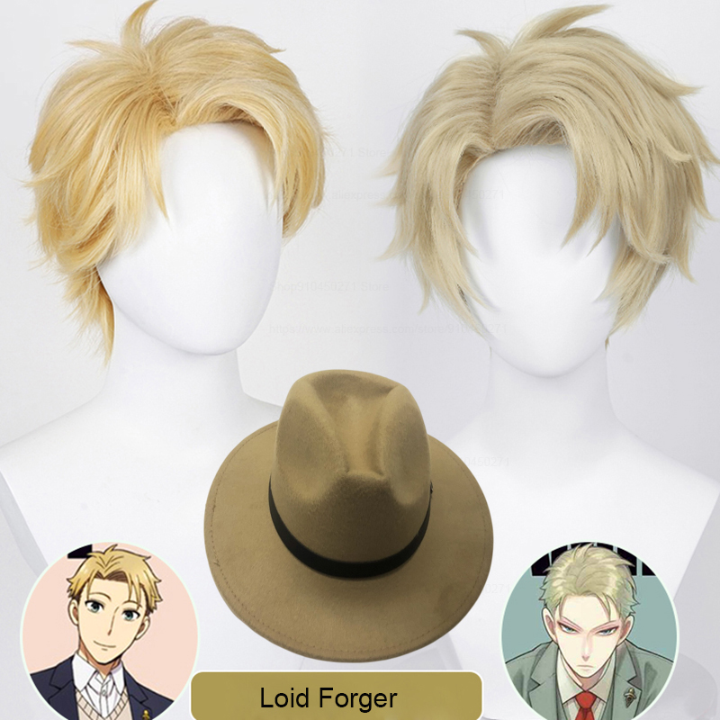 Spy Family Outfit - Loid Forger Cosplay Pruik Spy Familie
