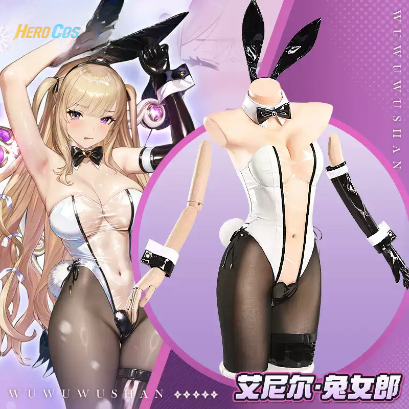 Anime Cosplay Girl - Game Browndust2 Aynil Cosplay Kostuum Bunny