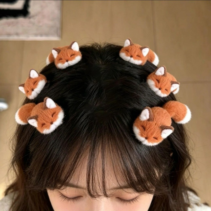 Anime Cosplay Korean Girl - 1/4 Stuks 3D Pluche Haar Clip