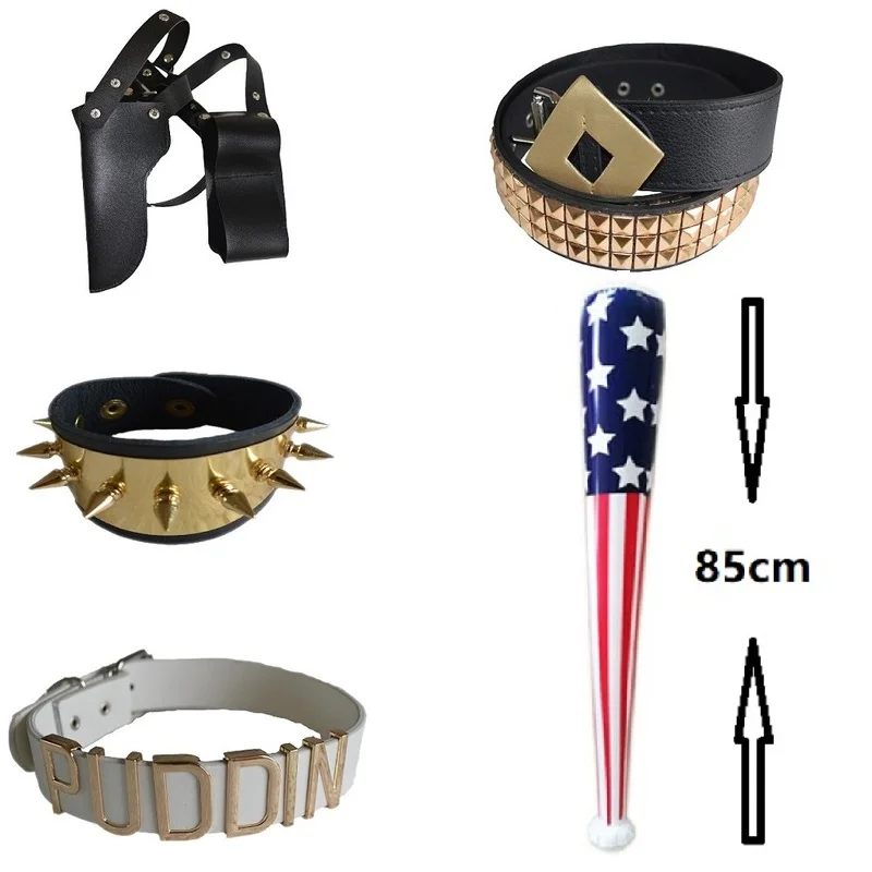 Anime Harley Quinn Cosplay - Zelfmoord Cosplay Squinn Monster Armband Riem