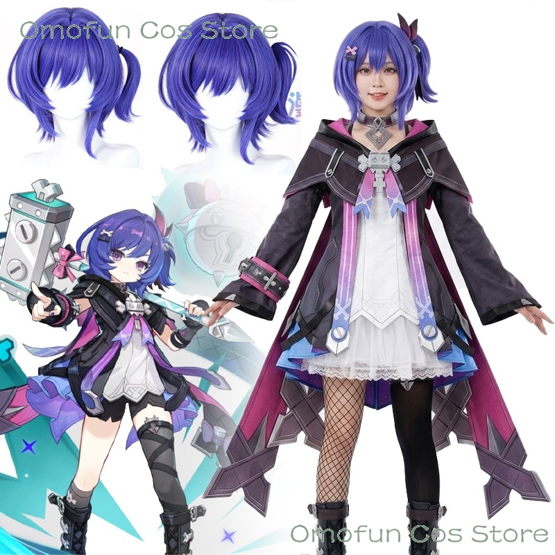 Anime Cosplay High Quality - Genshin Impact Prune Cosplay Kostuum Pruik