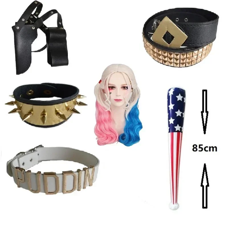 Anime Harley Quinn Cosplay - Zelfmoord Cosplay Squinn Monster Armband Riem