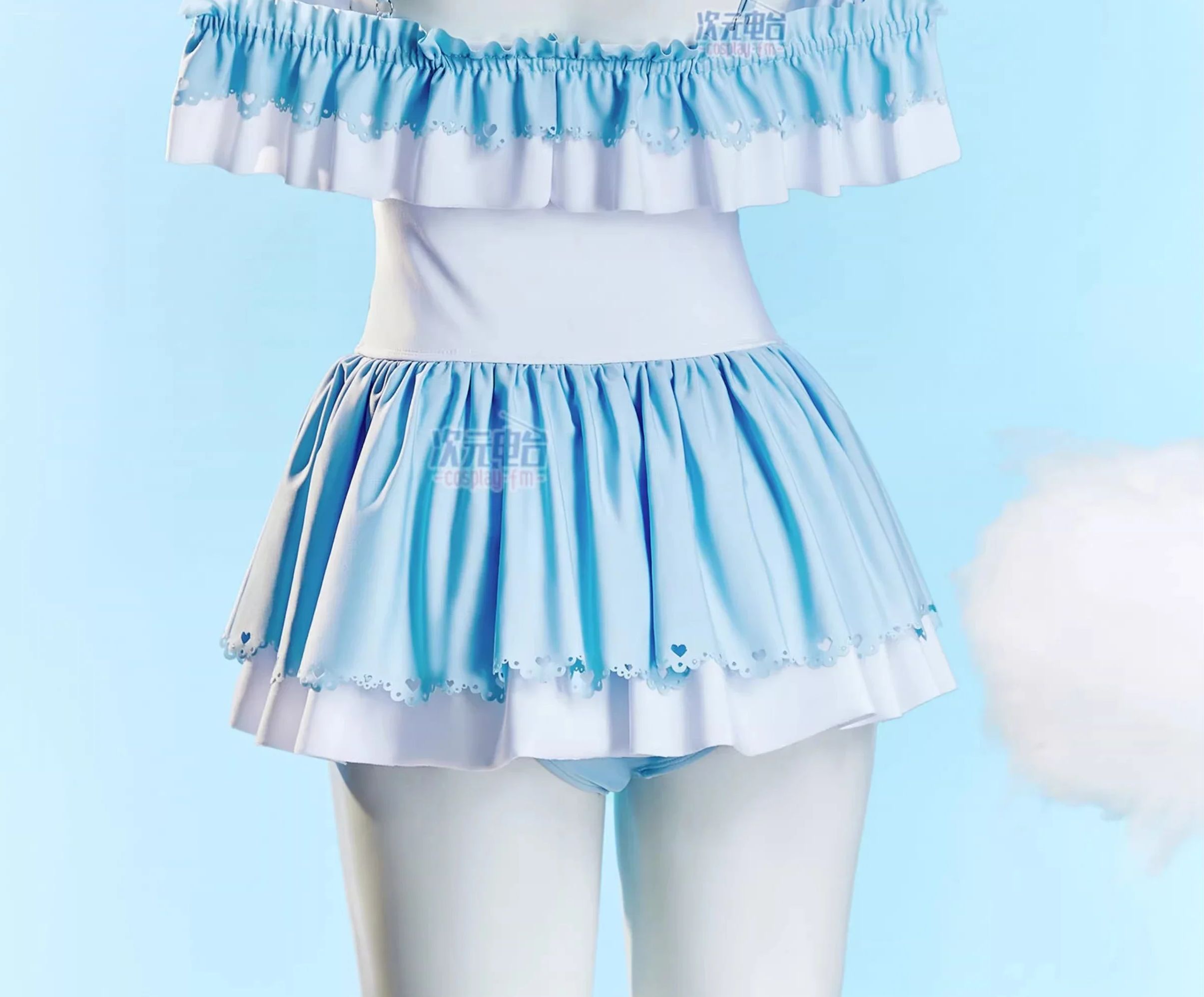 Anime Cosplay Girl - Cinnamoroll cosplay kostuum schattig meisje bescheiden