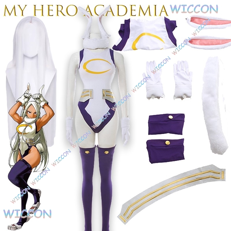 Anime Cosplay Bunny - Xar@MyHero Acade Mia Miruko Cosplay Kostuum