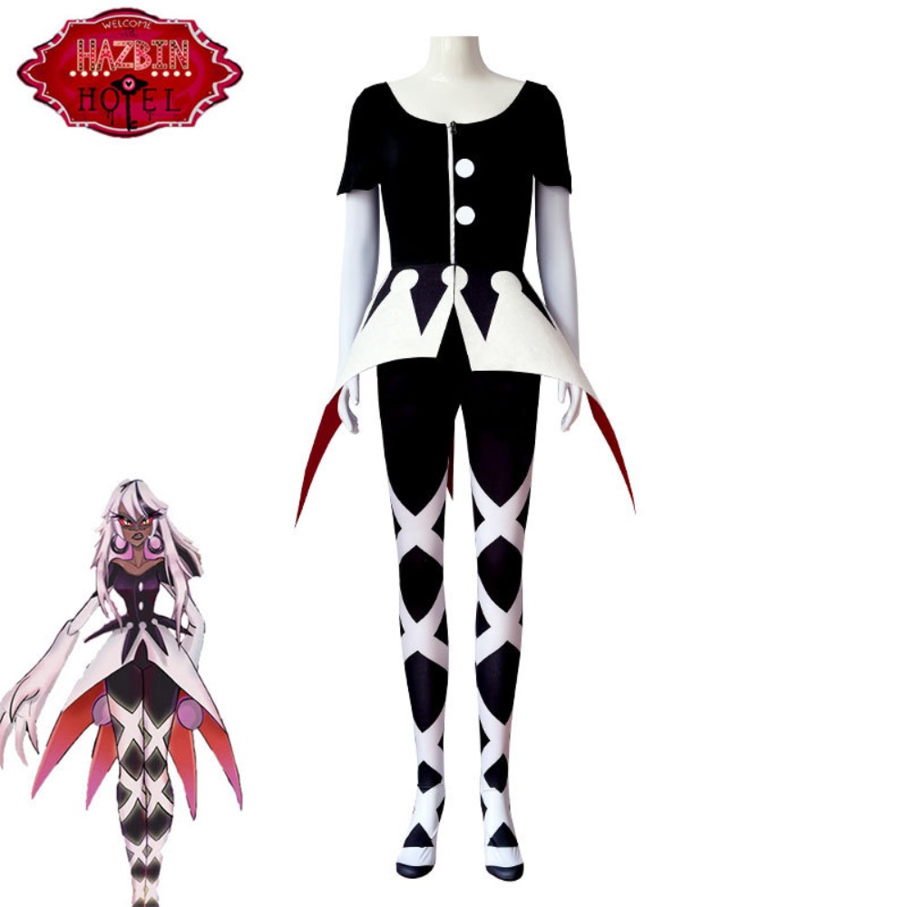 Anime Cosplay Events - Hazbin Hotel Carmilla Cosplay Kostuum Zwart