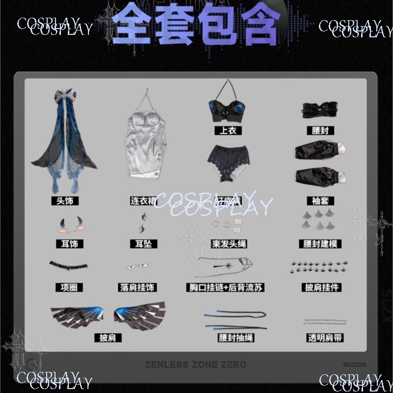 Zenless Zone Zero Game Cosplay - Anime Cosplay Zero Two recensie en prijs