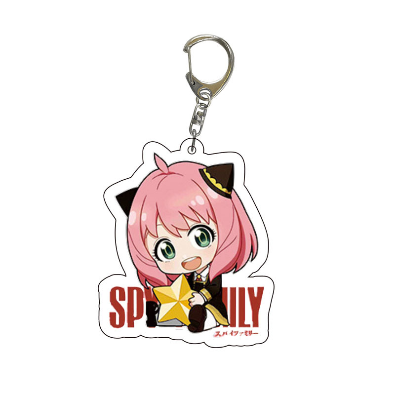Spy x Family Acryl sleutelhang - Anime Cosplay Anya recensie en prijs