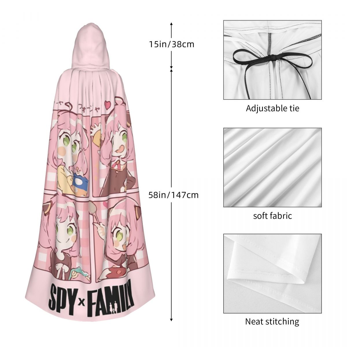 Spy X Family Anya Forger lange - Anime Cosplay Anya recensie en prijs