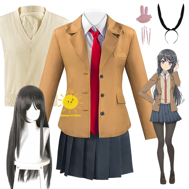 Anime Sakurajima Mai Cosplay S - Anime Cosplay Bunny recensie en prijs