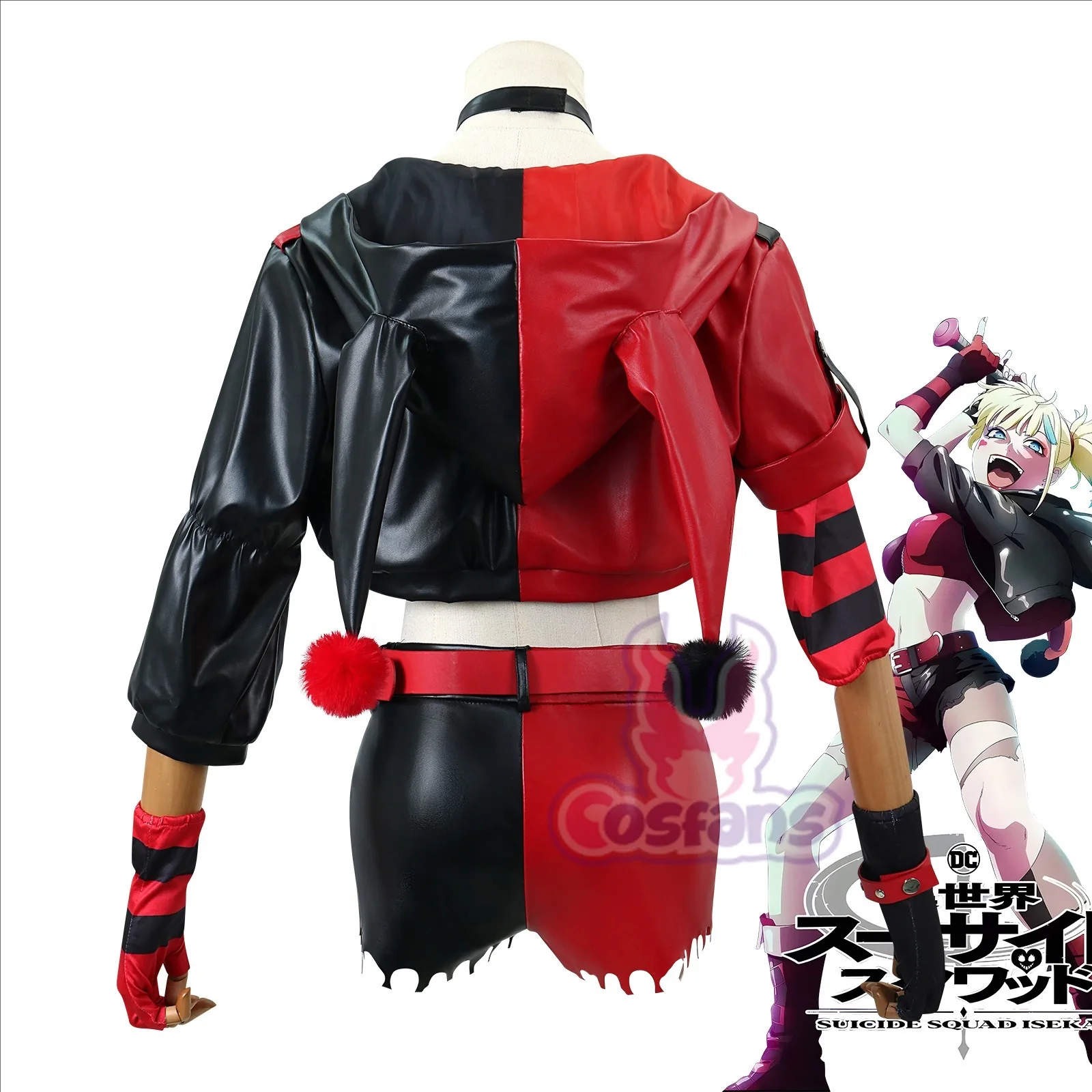 Zelfmoord Anime Quinn Cosplay  - Anime Harley Quinn Cosplay recensie en prijs