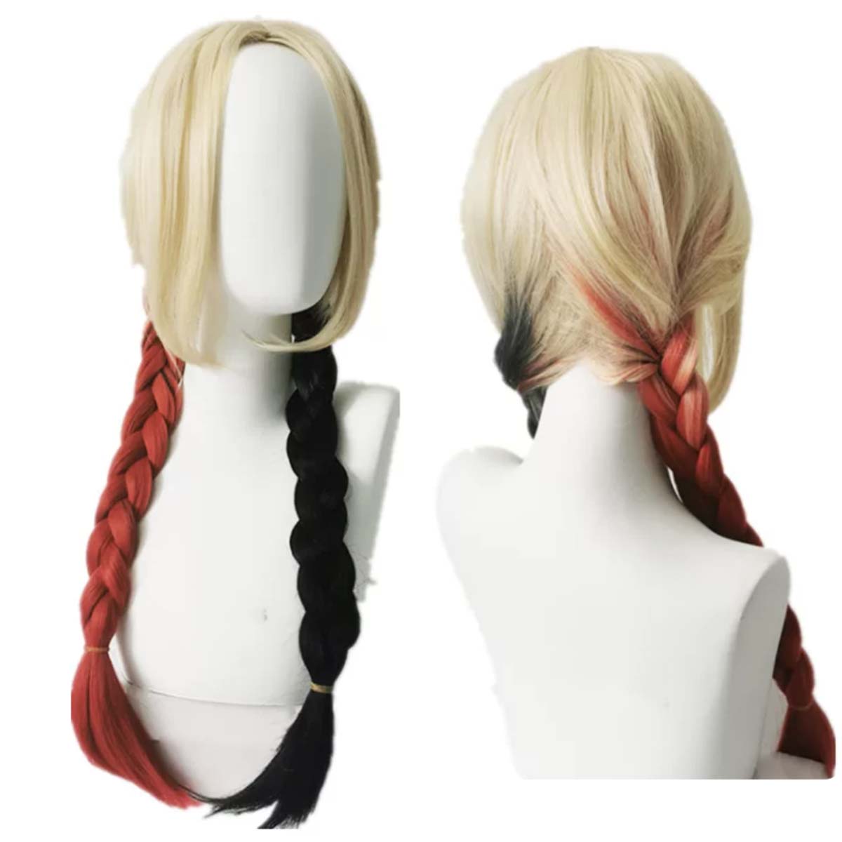 Dames Quinn Cosplay Pruik Harl - Anime Harley Quinn Cosplay recensie en prijs