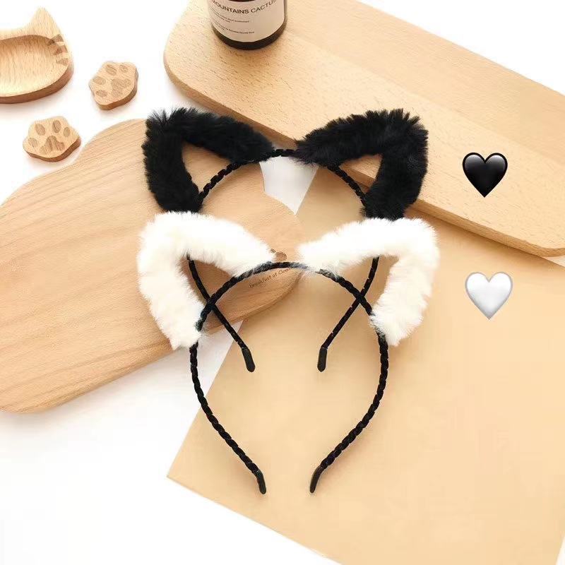 Schattige harige kittenoren ha - Anime Cosplay Korean Girl recensie en prijs