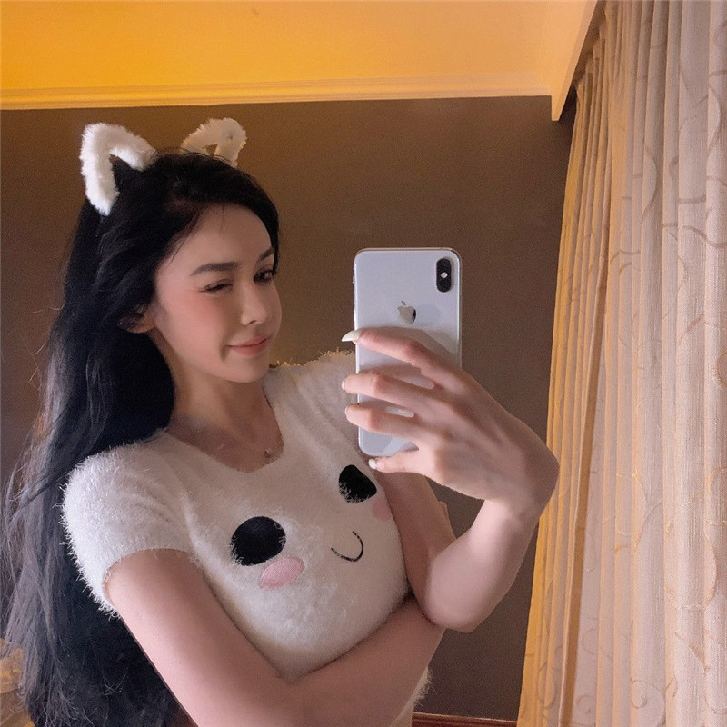 Schattige harige kittenoren ha - Anime Cosplay Korean Girl recensie en prijs