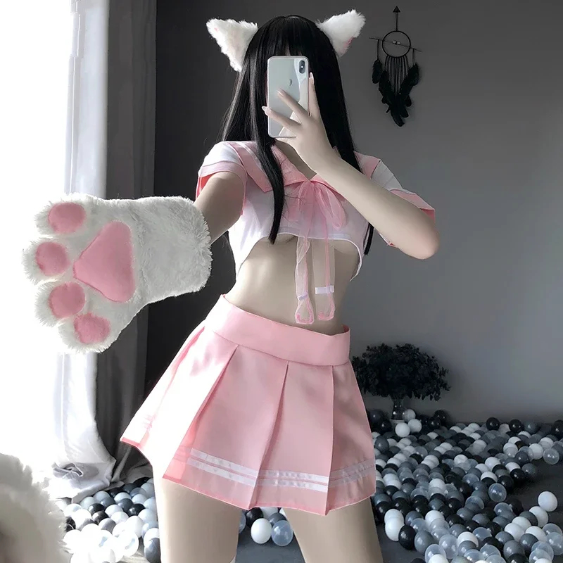 2026 Koreaanse Korte Shirt Gep - Anime Cosplay Korean Girl recensie en prijs