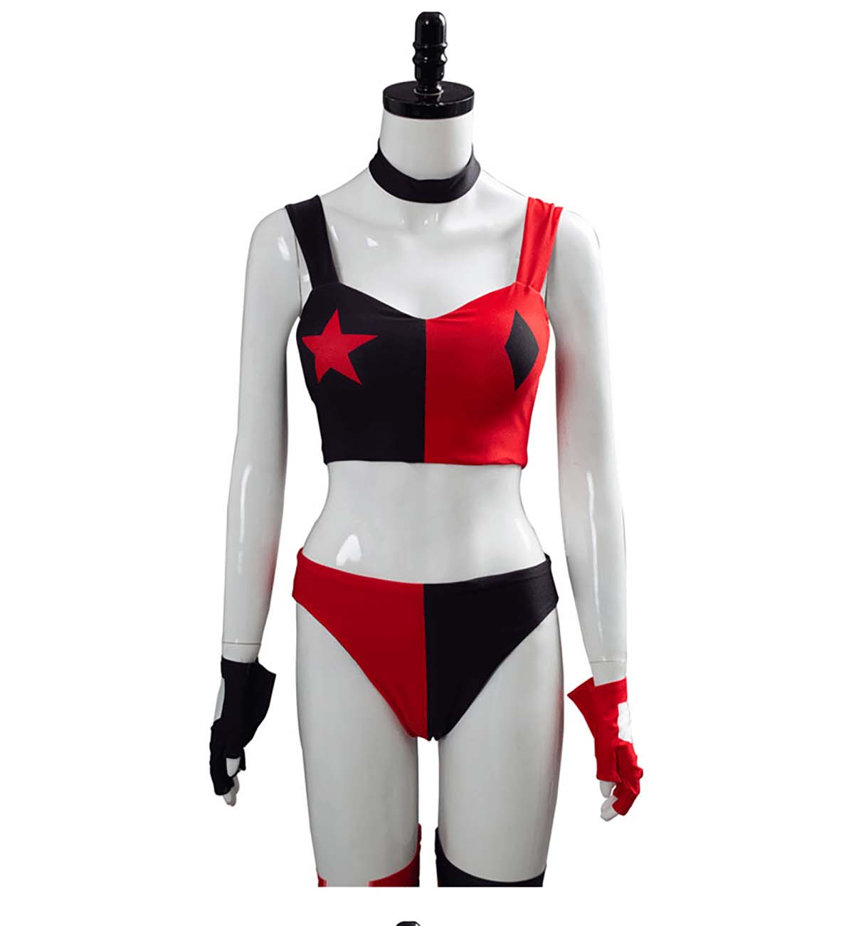 Vrouwen Halloween Super Villai - Anime Harley Quinn Cosplay recensie en prijs