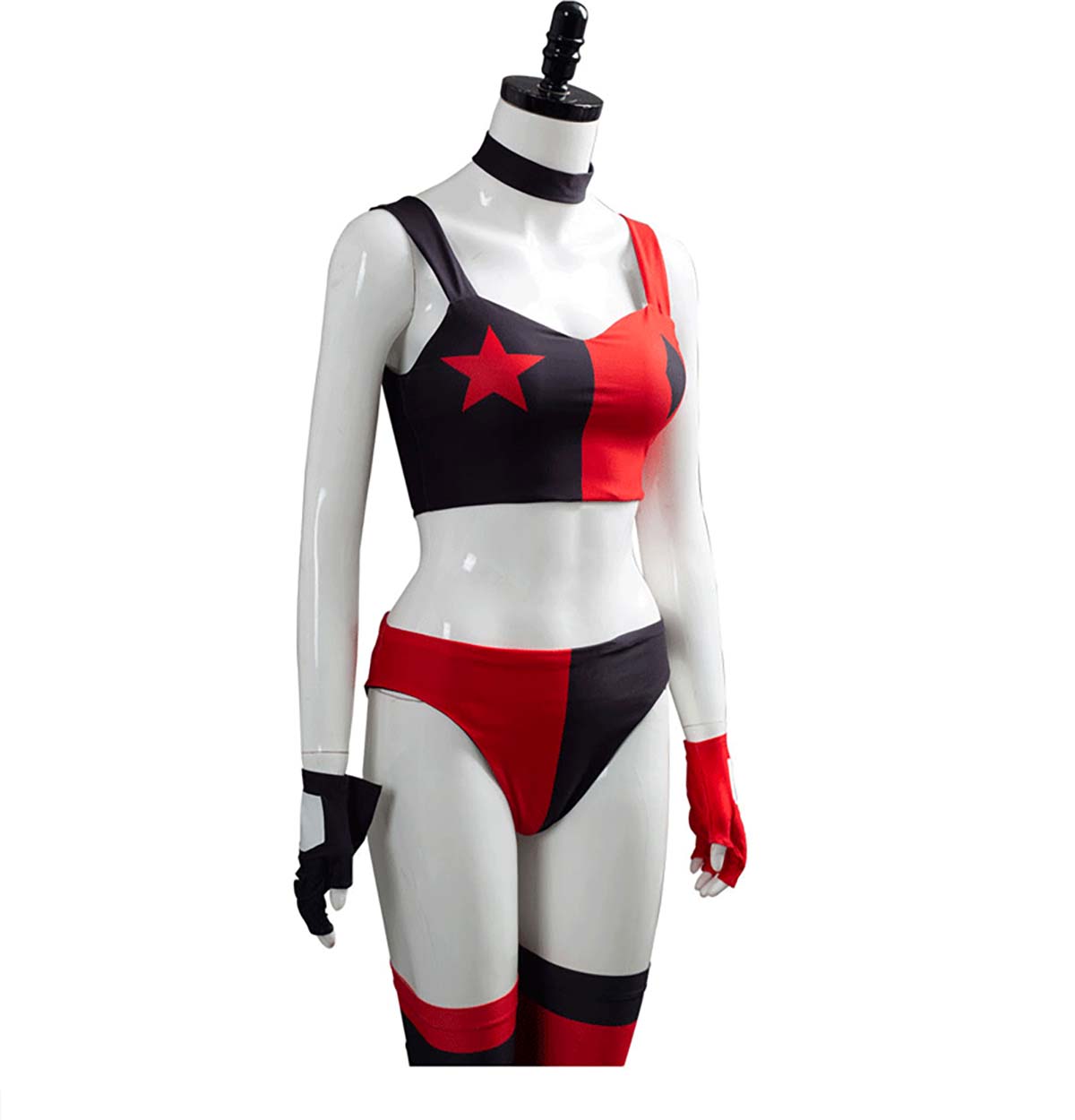 Vrouwen Halloween Super Villai - Anime Harley Quinn Cosplay recensie en prijs